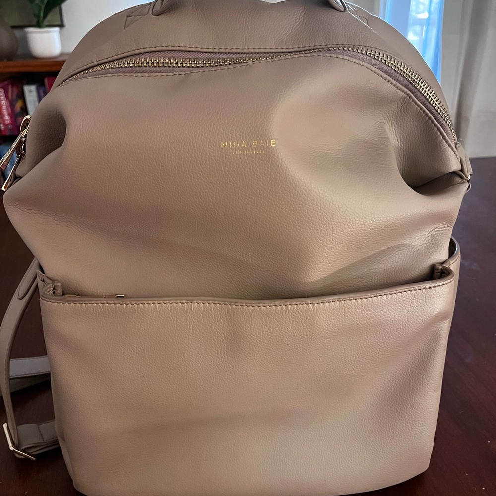Mina baie Stevie genuine leather bag